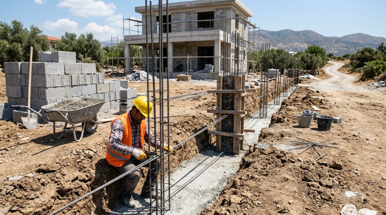 Bims Blok Bahçe Duvarı Yapımında Temel Derinliği ve Donatı Kuralları