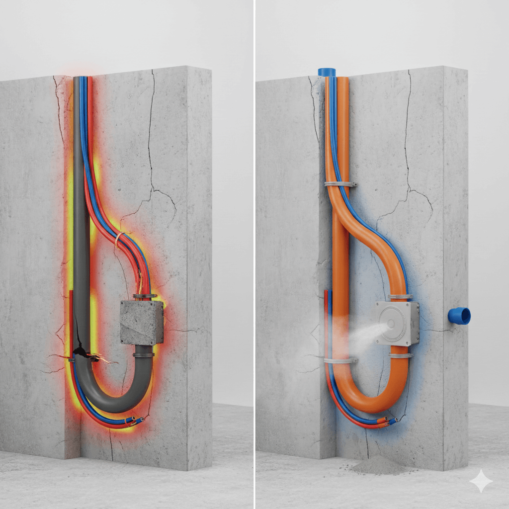 Elektrik Tesisatında Doğru Borulama: “Kabloyu Koruyayım” Derken Akımı Boğmamak