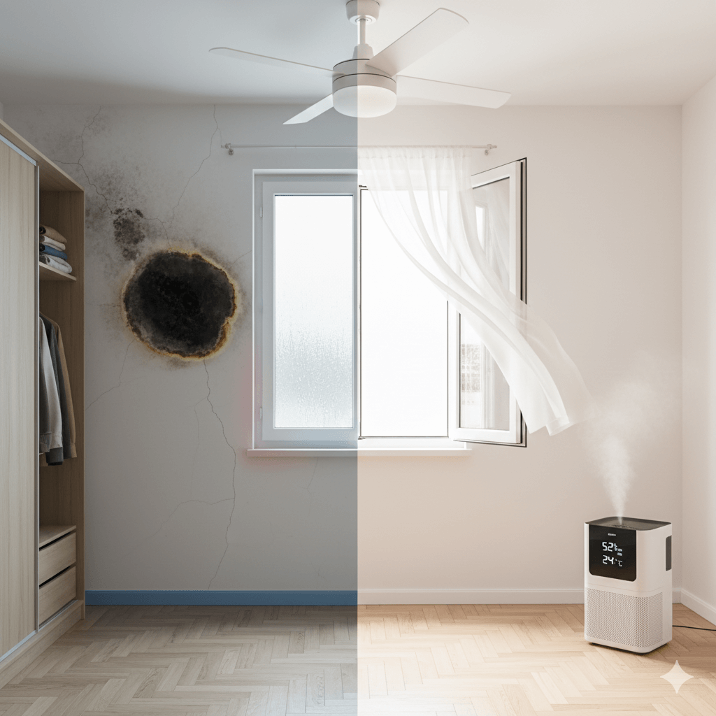 İç Mekânda Rutubet: Görünmez Nem Nasıl Evimizin Konuğu Olur ve Onu Nazikçe Uğurlarız?